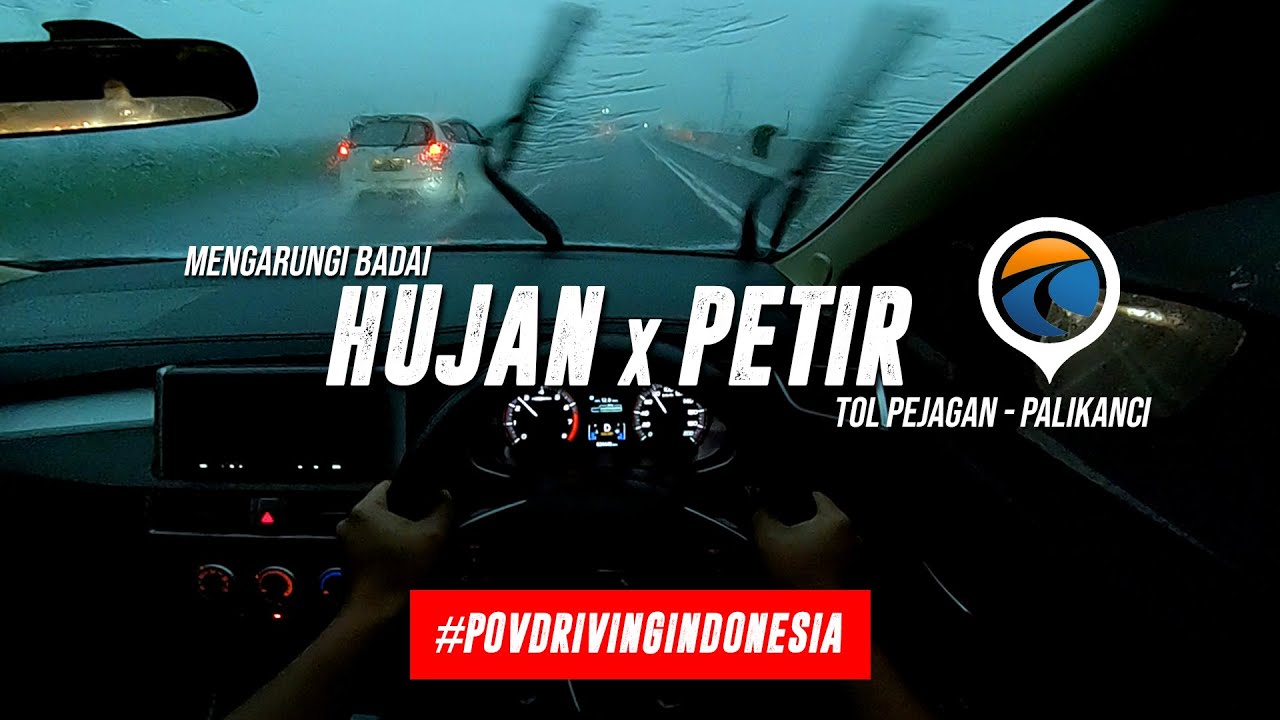 Mengarungi Badai Hujan & Petir Di Tol Pejagan Palikanci - POV Driving Indonesia - Xpander Cross ASMR