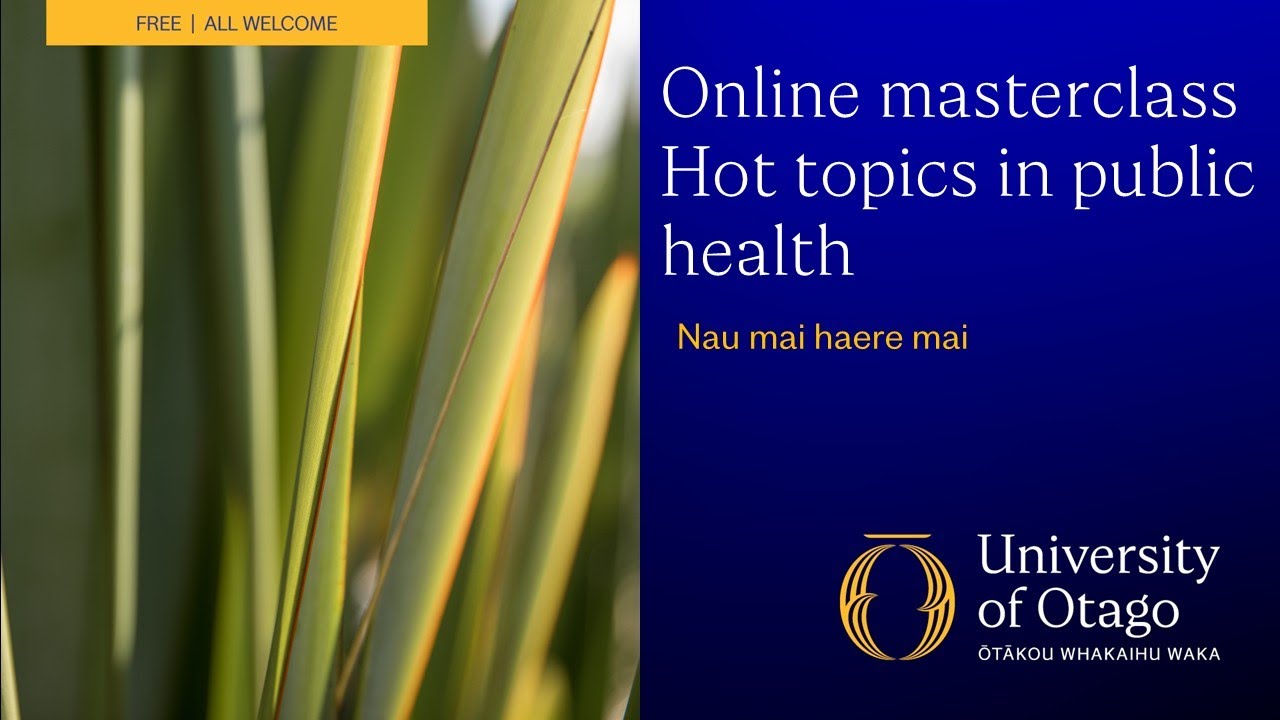 Hot Topics in Public Health | Online Masterclass - October 2025