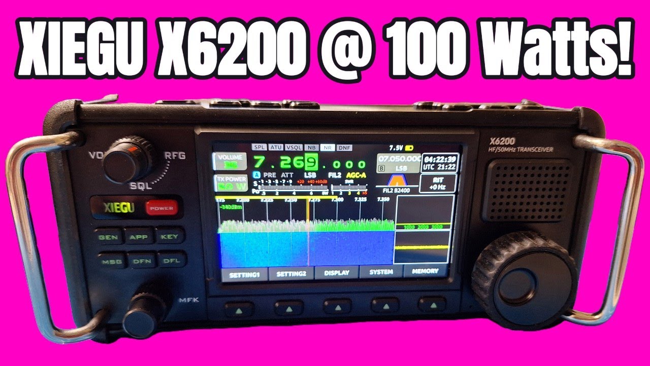 Xiegu X6200 + XPA125B AMP SOTA POTA