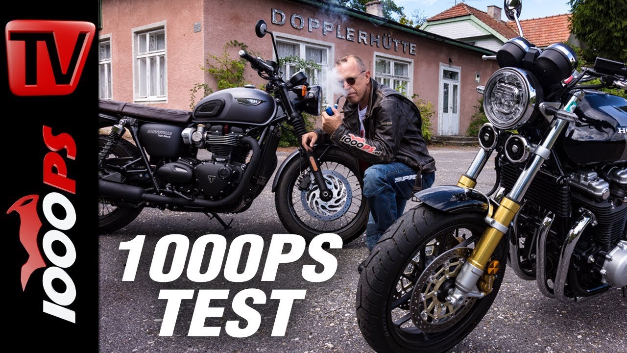 Honda CB1100RS vs. Triumph T120 Black Vergleichs Test 2017 - Retro-Gemetzel zwischen Japan und UK