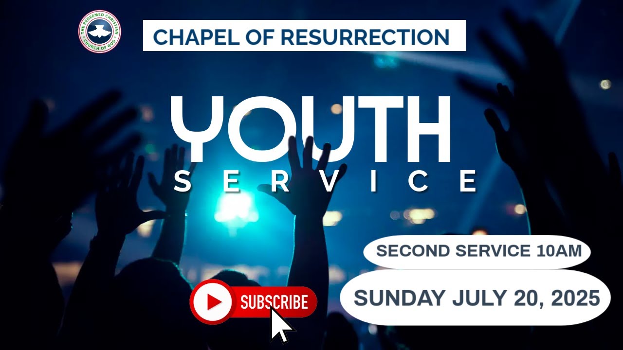 YOUTH SERVICE (SECOND SERVICE 100AM ) // SUN. JULY 20, 2025. //