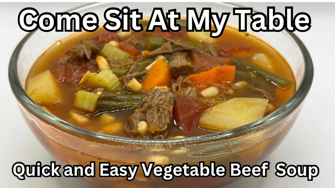 Quick and Easy Vegetable Beef Soup