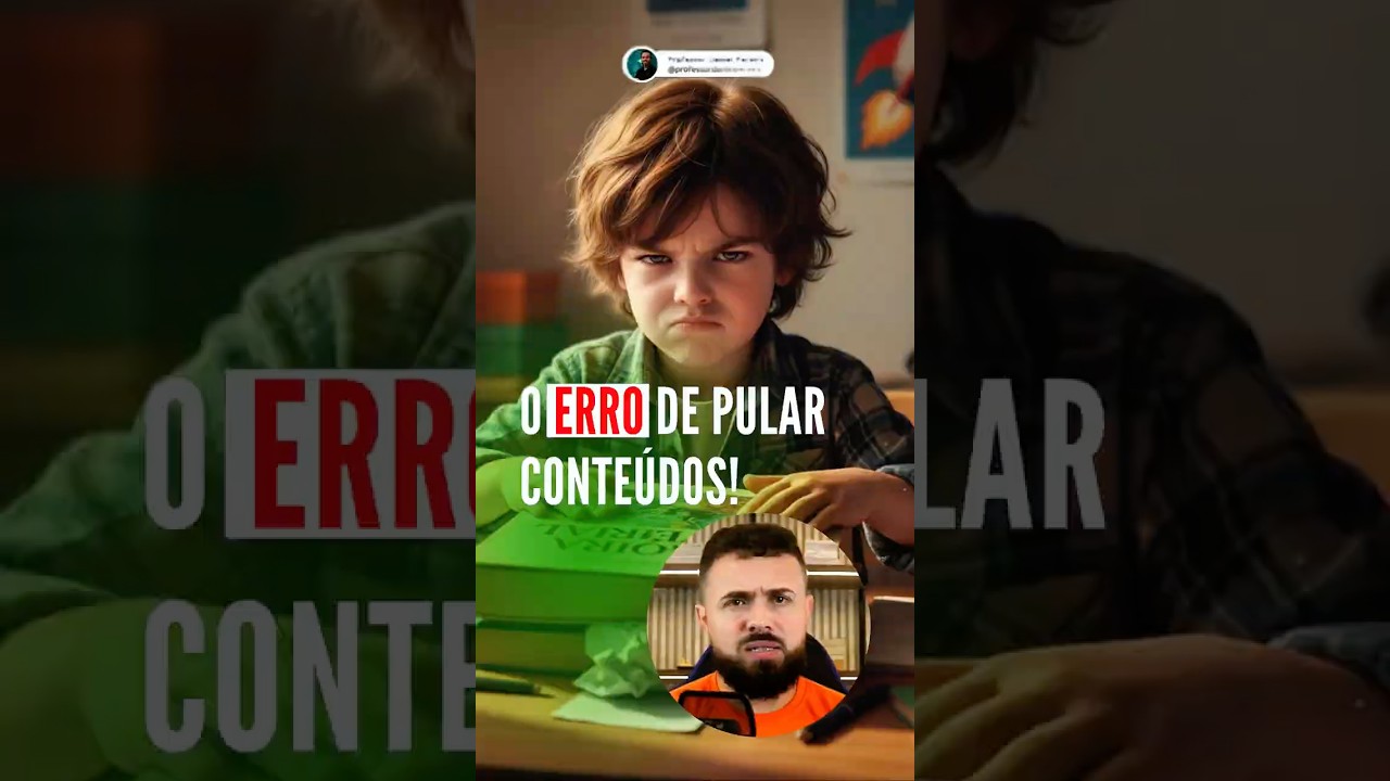 O Erro de Pular Conte&uacute;dos na Prepara&ccedil;&atilde;o Pro Col&eacute;gio Militar!