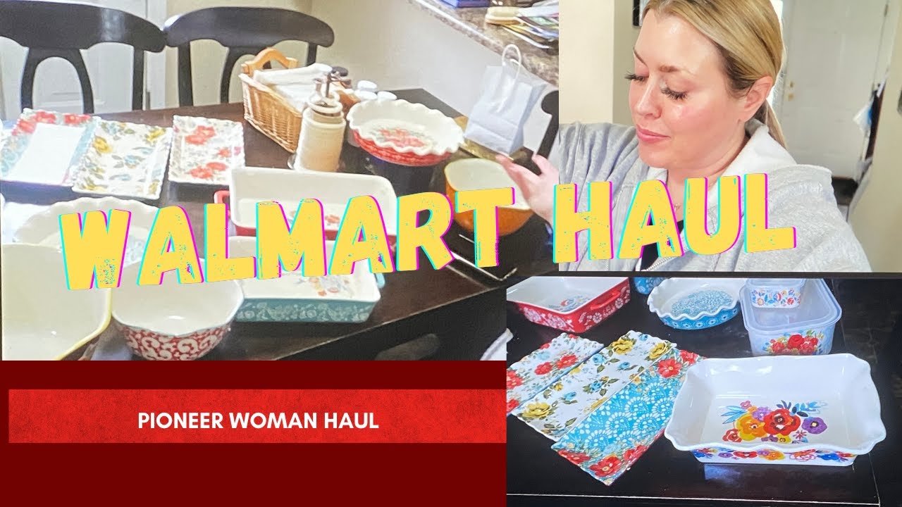 HUGE WALMART PIONEER WOMAN HAUL | HOTMESS MOMMA MD