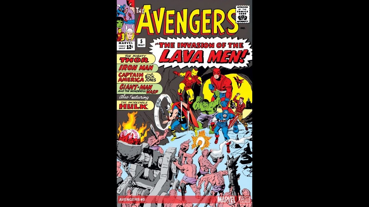 Avengers #5 (Avengers vs Hulk & The Lava Men) - Marvel Comics