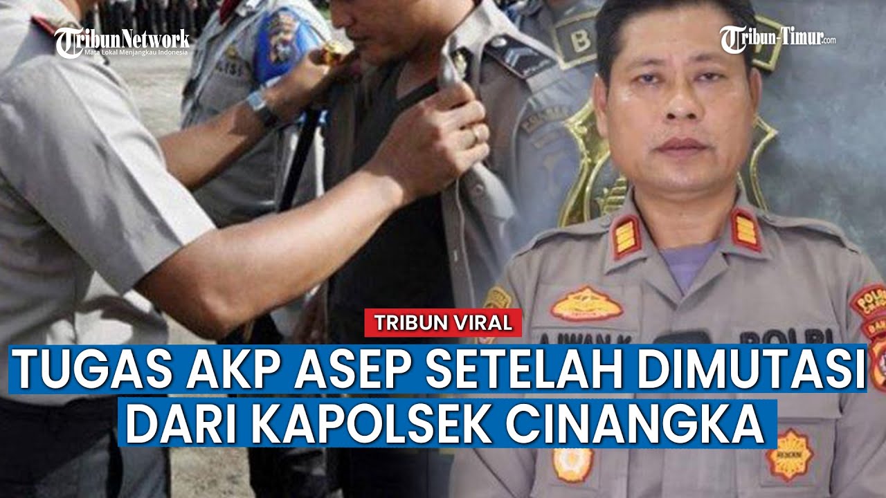 Sanksi Kapolsek Cinangka AKP Asep, Kini Digeser Bersama Dua Anggotanya