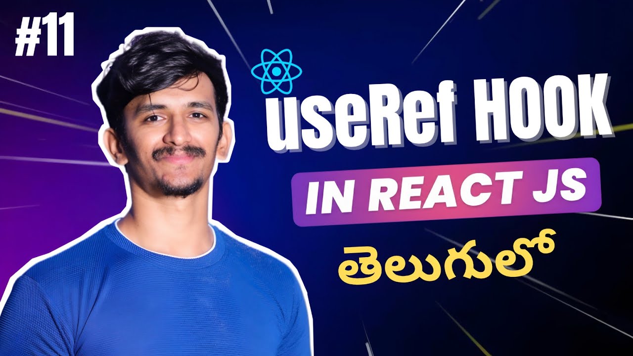 useRef in React JS in Telugu | DOM Access, useRef vs useState | Video 11