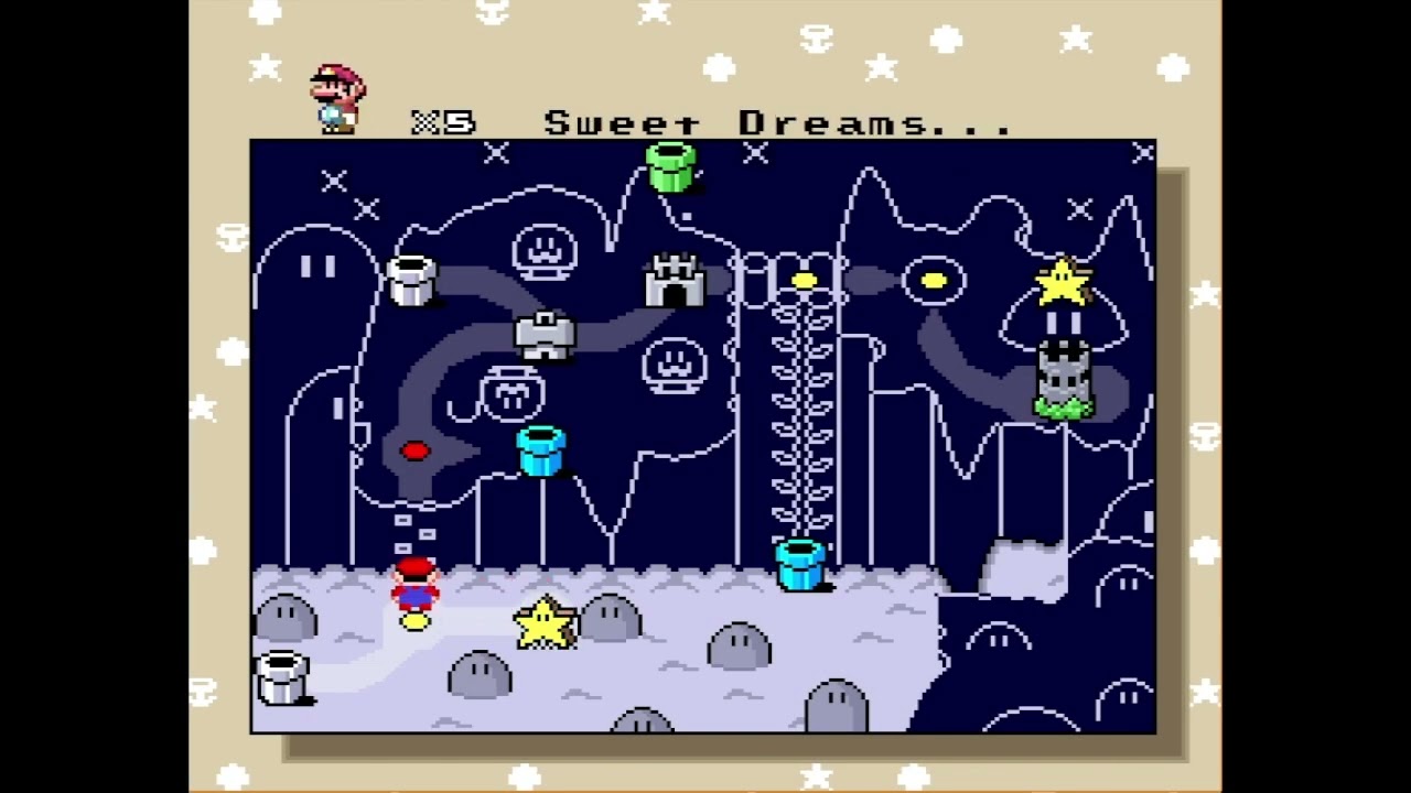 SMW Custom Overworld: 12 Worlds
