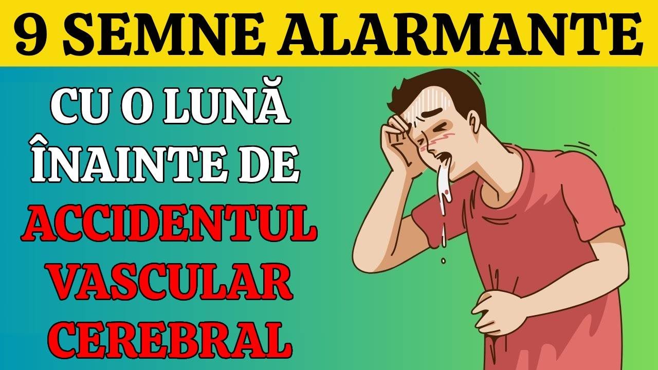 9 Semne ale Accidentului Vascular Cerebral cu o Lună înainte - Nu le Ignorați!