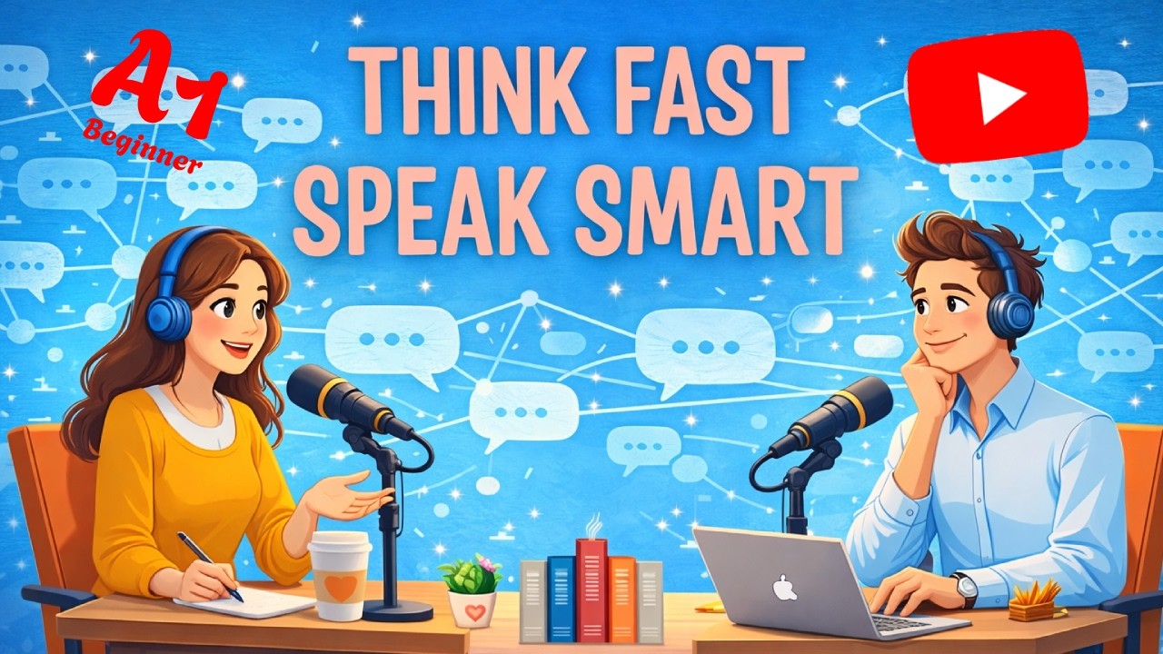 How to Think Fast & Speak | Speak English Levels (A1-A2) | Easy Conversation for Beginners