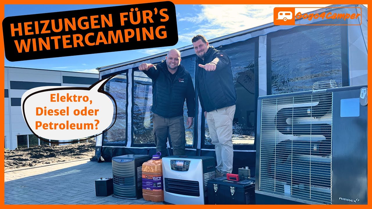 Vorzeltheizungen für das Wintercamping im Test -  [Ecomat, Zibro, mobile Standheizung, Airrex]