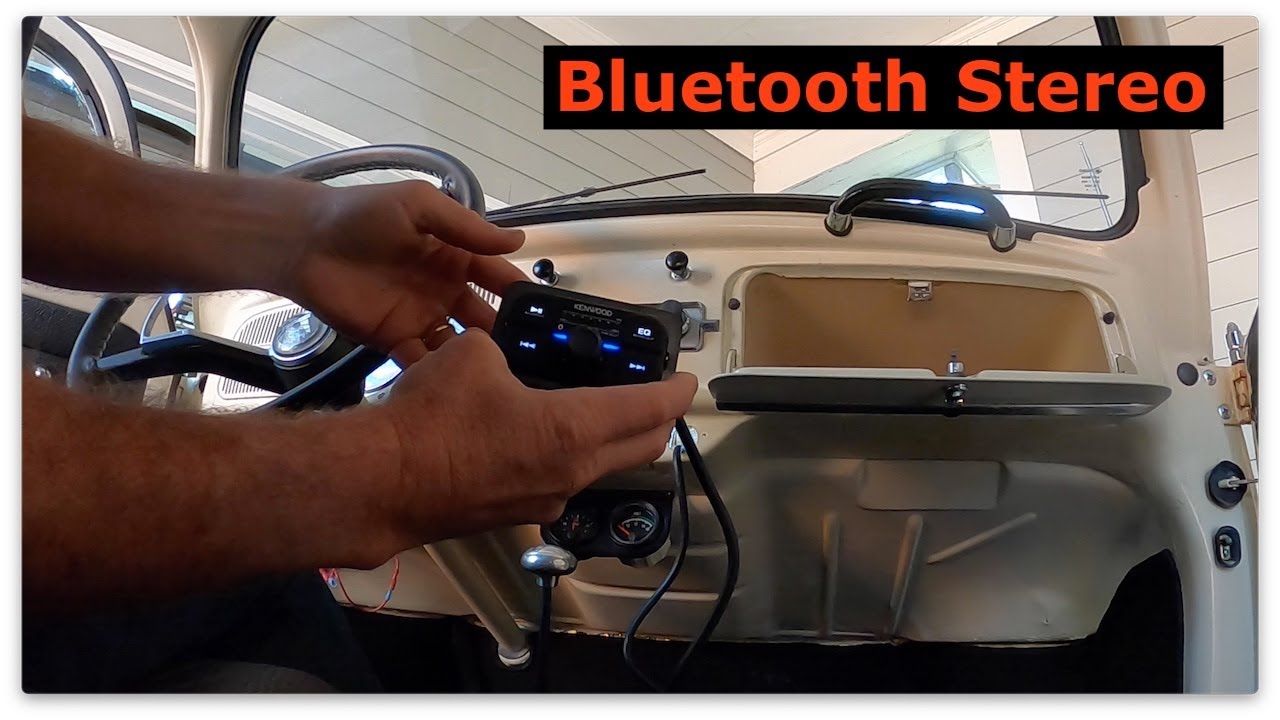 1961 VW Beetle (65 Pan) — Установка Bluetooth-стереосистемы — 137