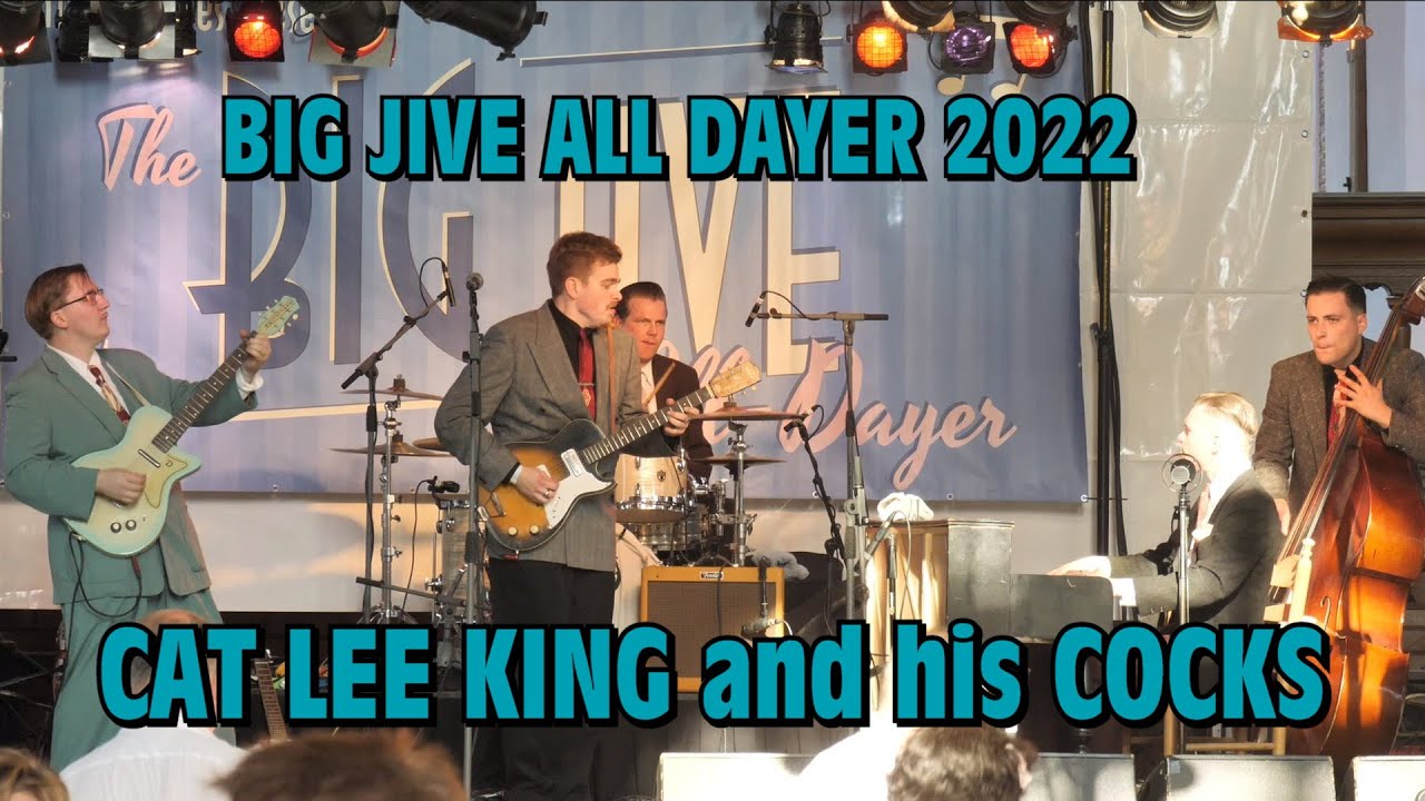 Cat Lee King and his Cocks at the Big Jive All Dayer 2022 - First Edition in The Netherlands