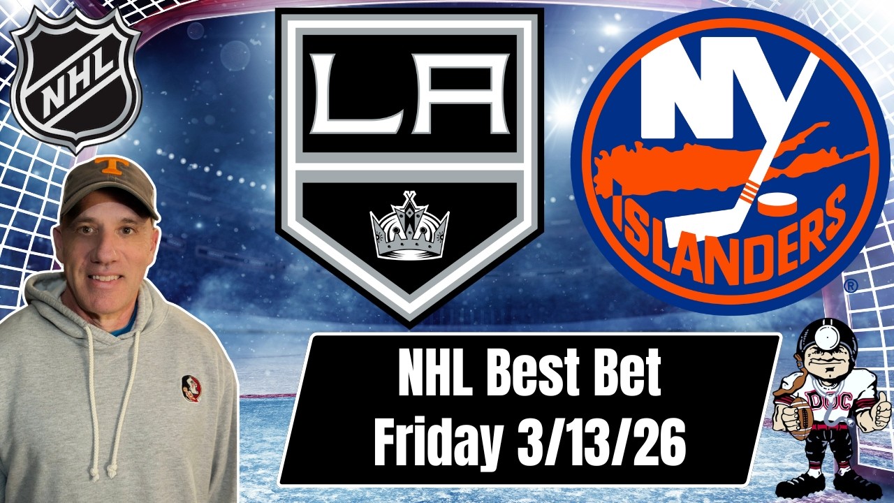 Kings vs Islanders 3/13/2026 NHL Picks and Predictions | Jason Sharpe NHL Best Bet & Betting Tips