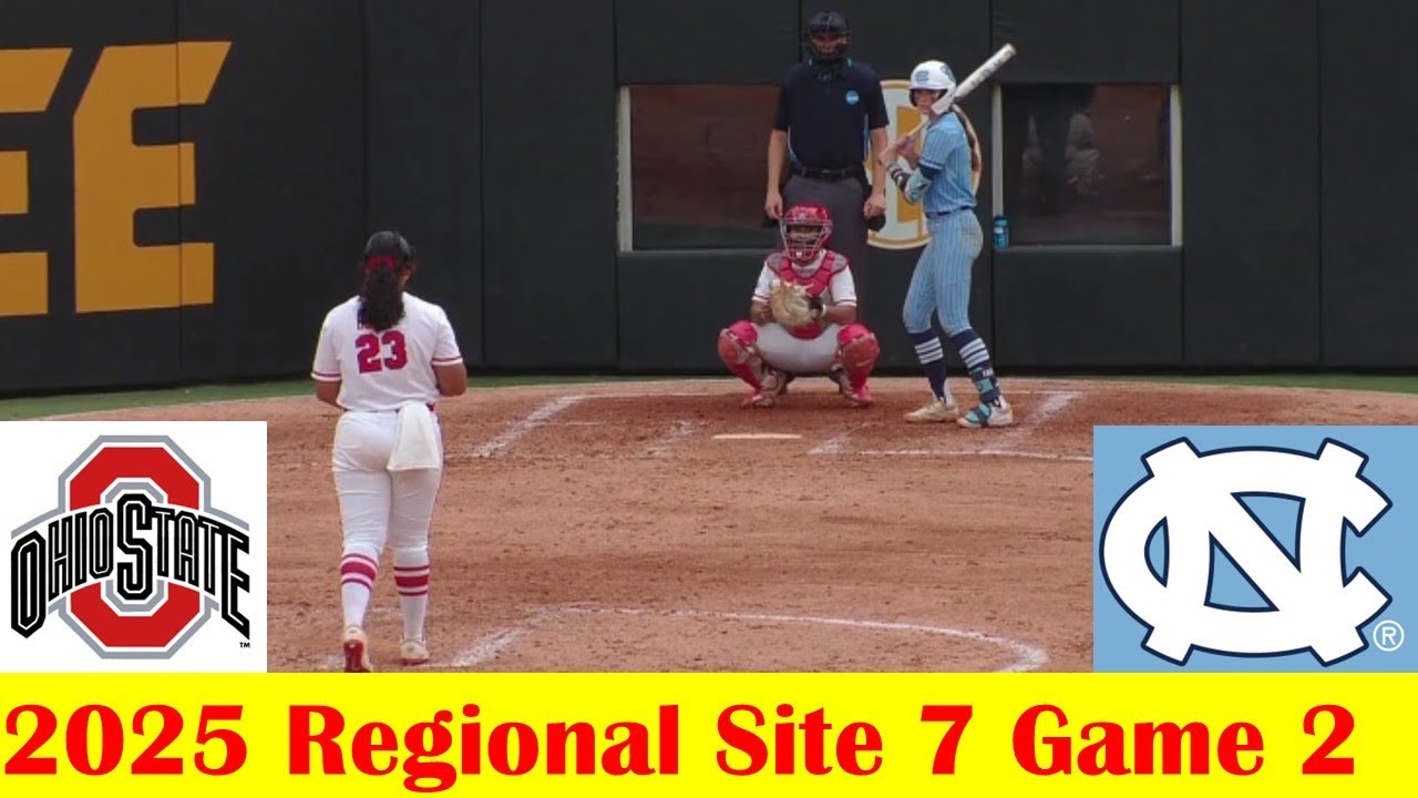 North Carolina vs Ohio State Softball Game Highlights, 2025 NCAA Regional Site 7 Game 2