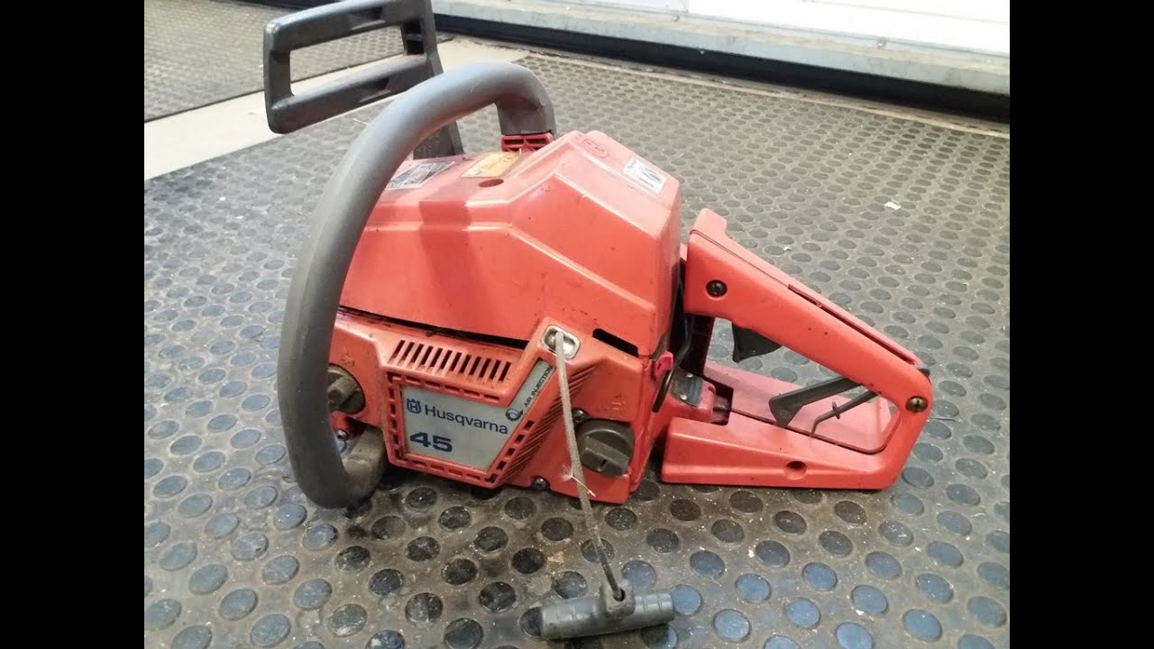 Disassembly of Husqvarna 45 chainsaw for spare parts Бензопила Хускварна 45 на запчасти Second