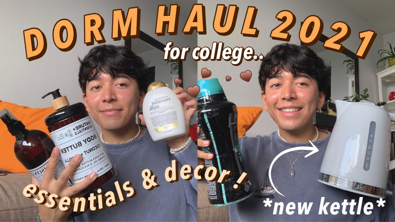 the ultimate college dorm room haul! *huge dorm room shopping haul & college dorm room must haves*
