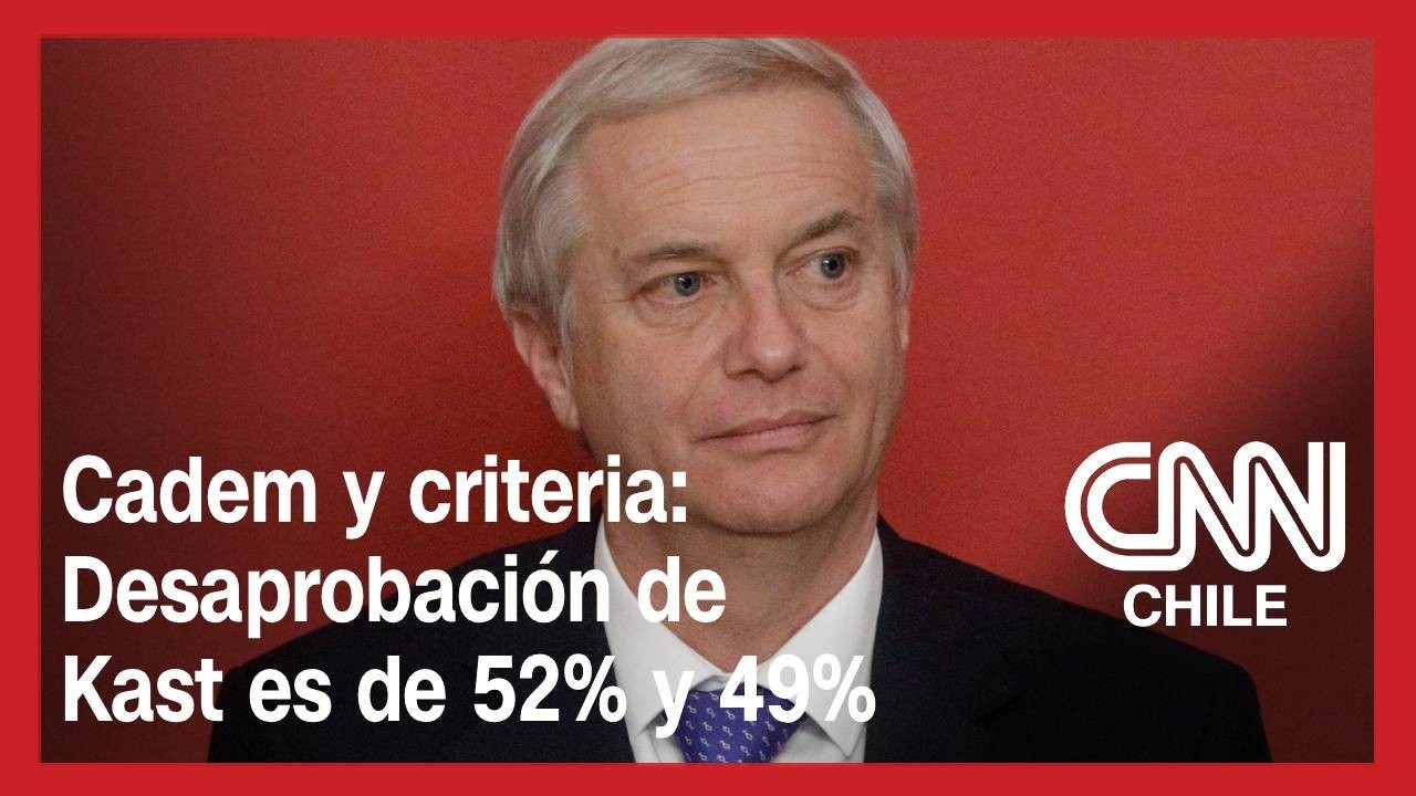 Encuestas muestran ca&iacute;da en la aprobaci&oacute;n de Kast: &iquest;A qu&eacute; se debe?