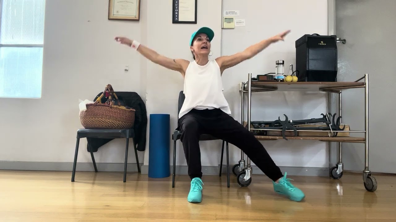 Chair Zumba fitness dance toning. #3