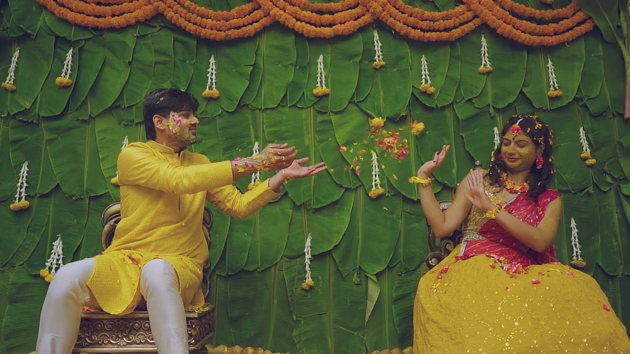 Abhiram & Manaswini haldi & mangala snanam fun Cinematic video | The Wedding Vegas