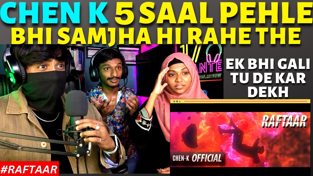 CHEN-K - RAFTAAR (Official Video) || Urdu Rap | Reaction