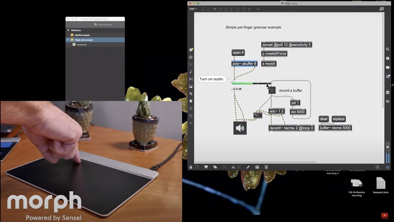 Intro: Max & Morph: Multitouch Controls Over Audio And Video In Cycling '74 Max
