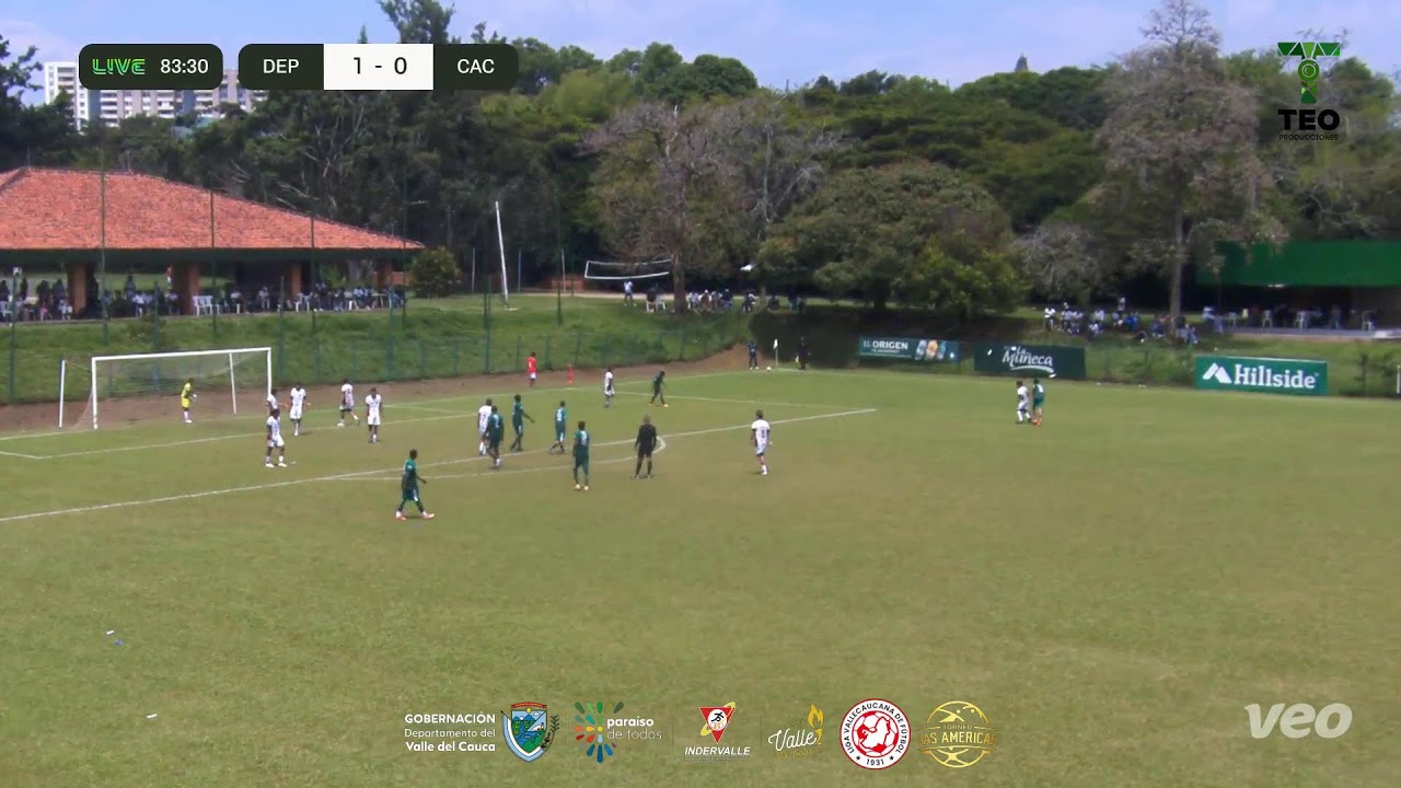 Deportivo Cali Cantera VS Caciques Centenario | Torneo Las Am&eacute;ricas 2025 | Sub 17 | 16avos de Final