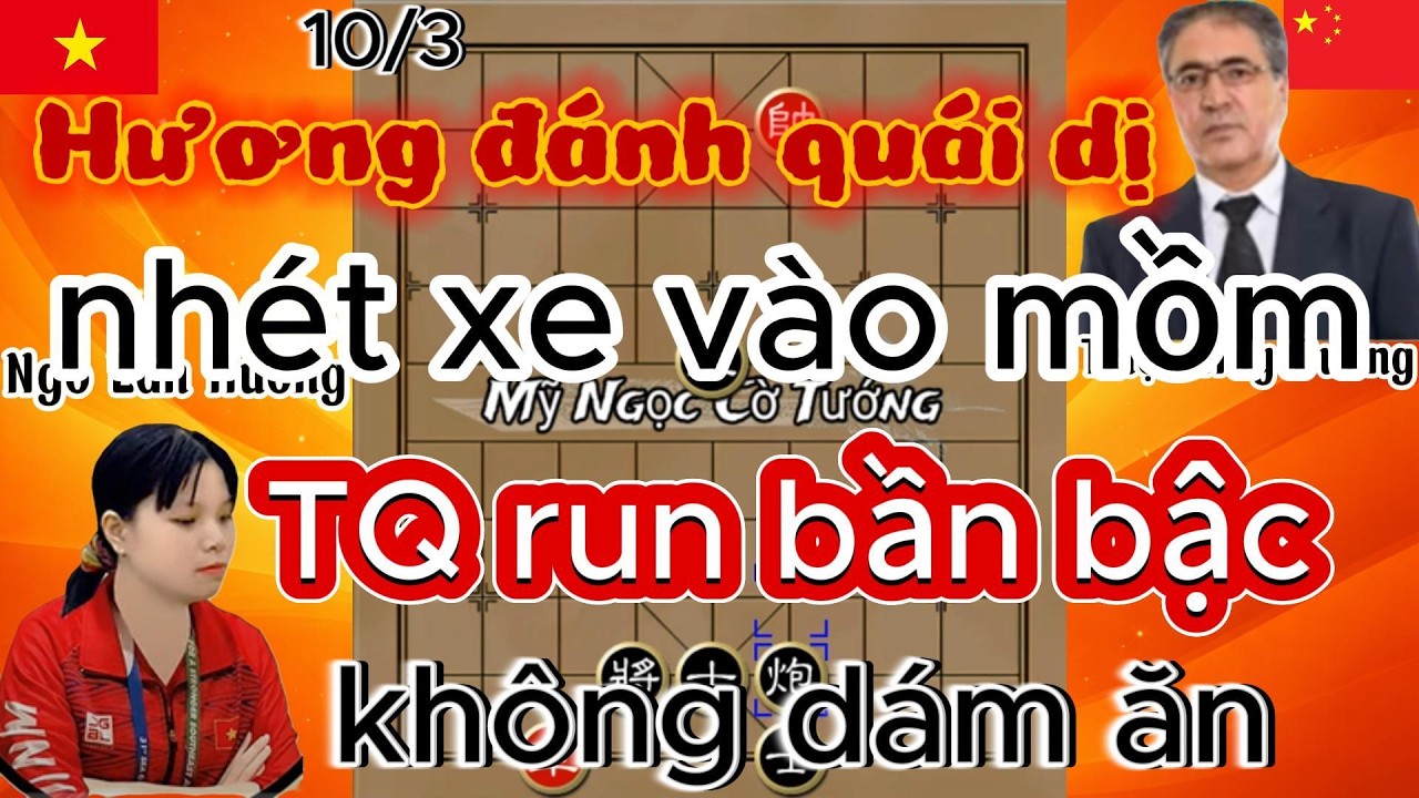 Hương đánh quái dị nhét xe vào mồm TQ run bần bật không dám ăn...
