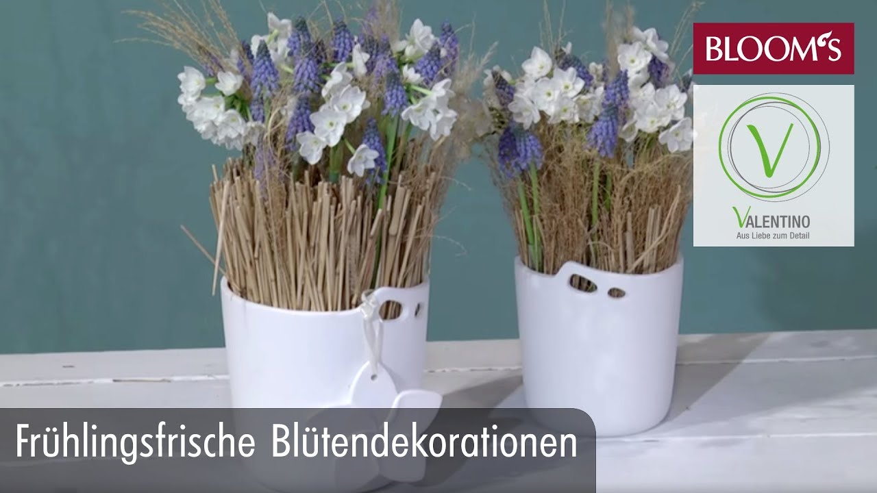 Blütendeko | DIY Frühlingsdeko | spring decoration | BLOOM’s Floristik