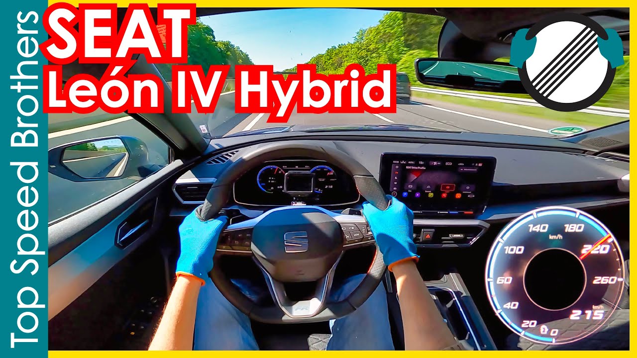 SEAT León IV 1.4 e-Hybrid (2021) AUTOBAHN POV TOP SPEED 🚀 #TopSpeedBrothers