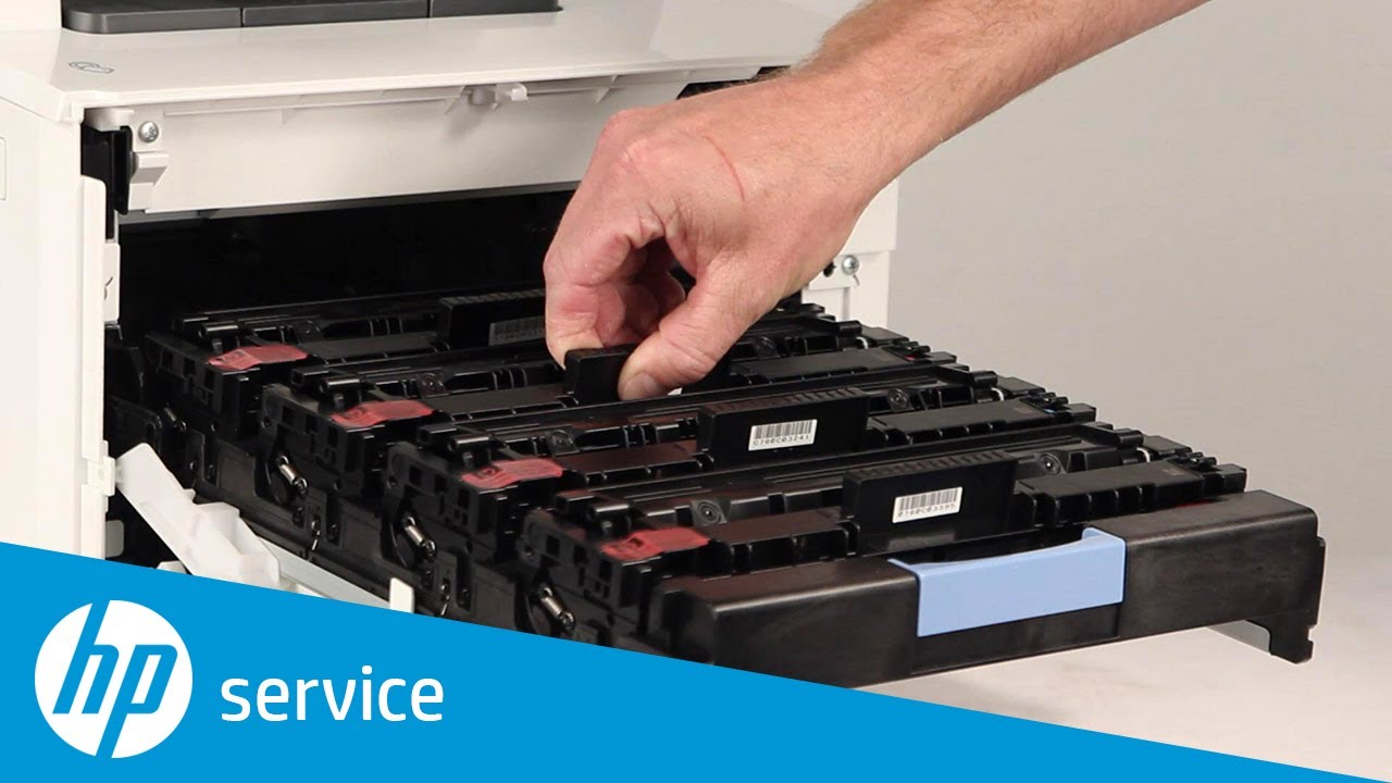 Replace toner cartridges | HP Color LaserJet Pro MFP M477 | HP Support