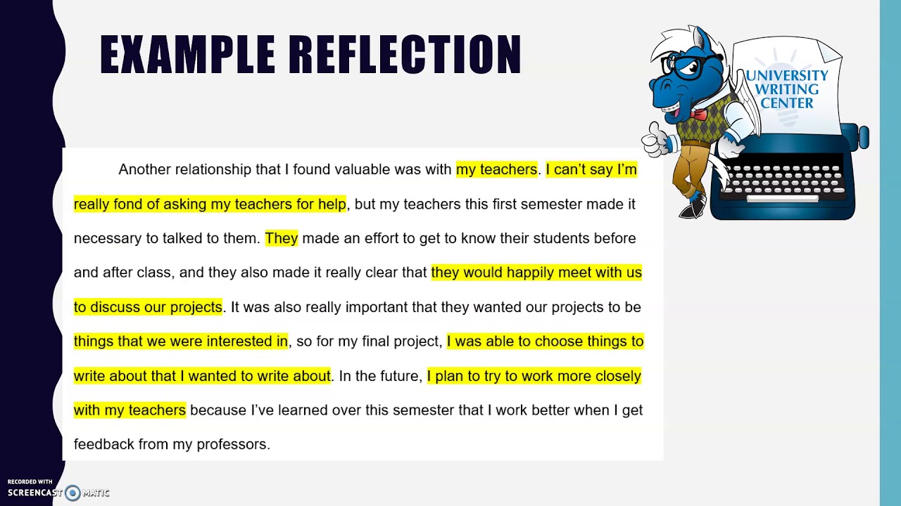 Reflective Writing