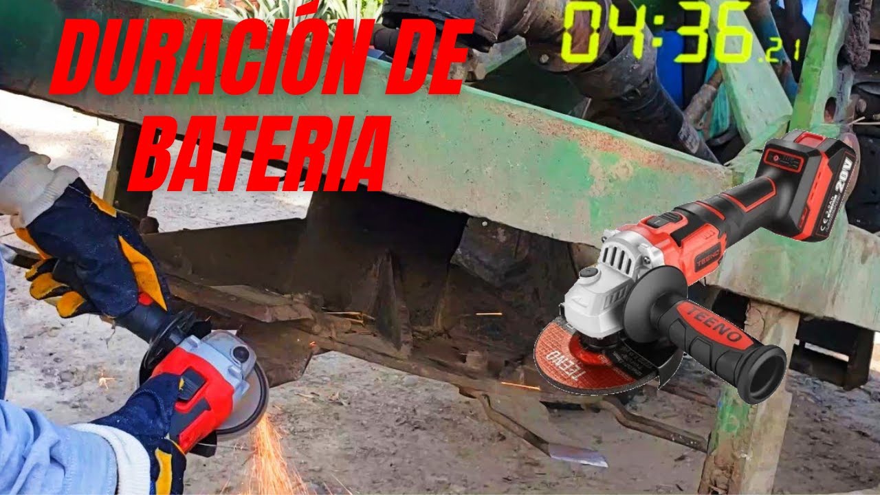 RENDIMIENTO DE BATERIA ESMERIL TEENO