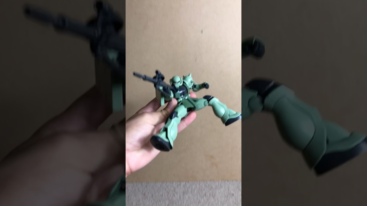 Posing the HG Zaku 2 Revive Model Kit 