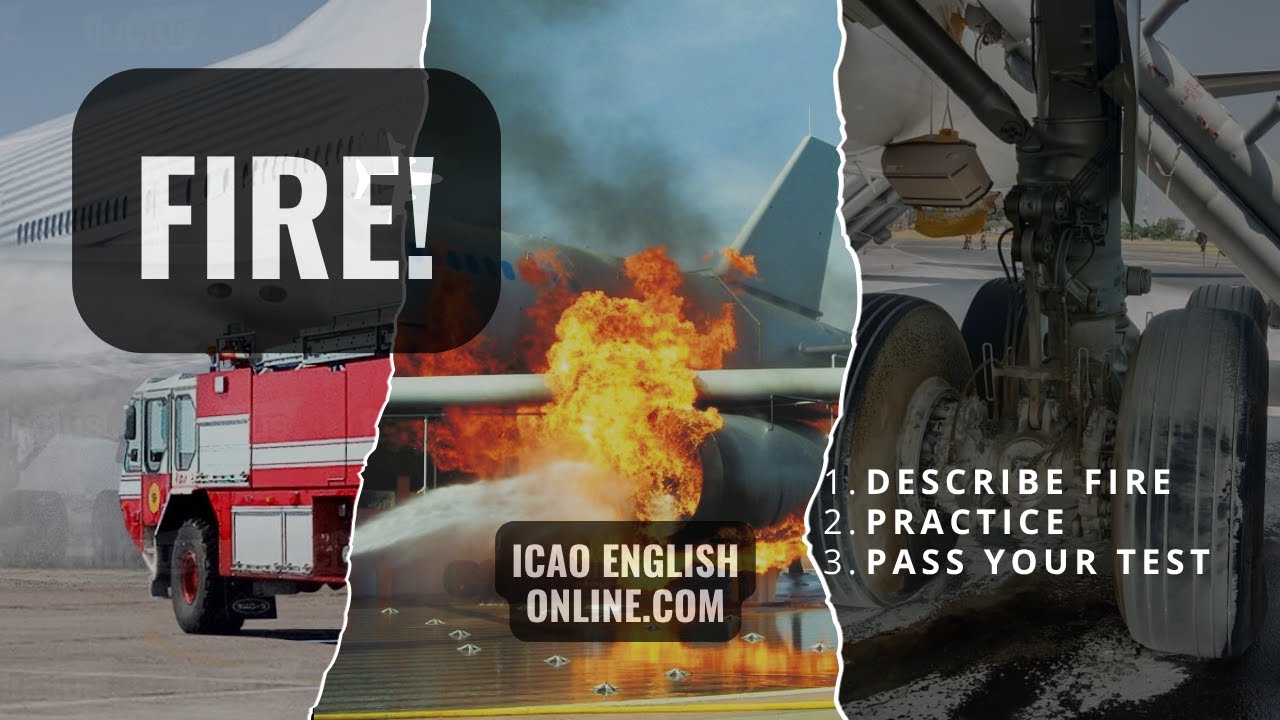 🔥Aircraft FIRE! Essential ICAO English Vocabulary
