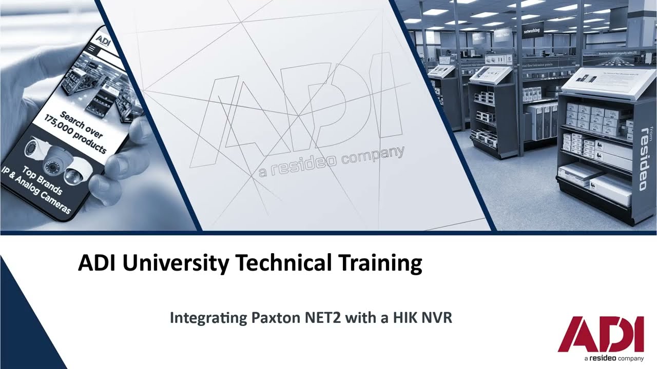 Integrating Paxton Net2 and Hikvision NVR