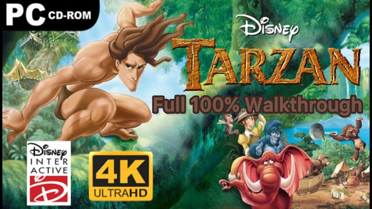 Disney's Tarzan [PC] Full 100% Walkthrough - 4K60ᶠᵖˢ UHD