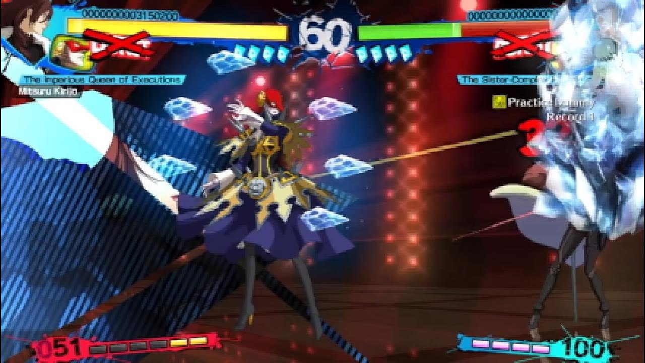 Mitsuru 9.8K Damage Combo - Persona 4 Arena Ultimax 2.0