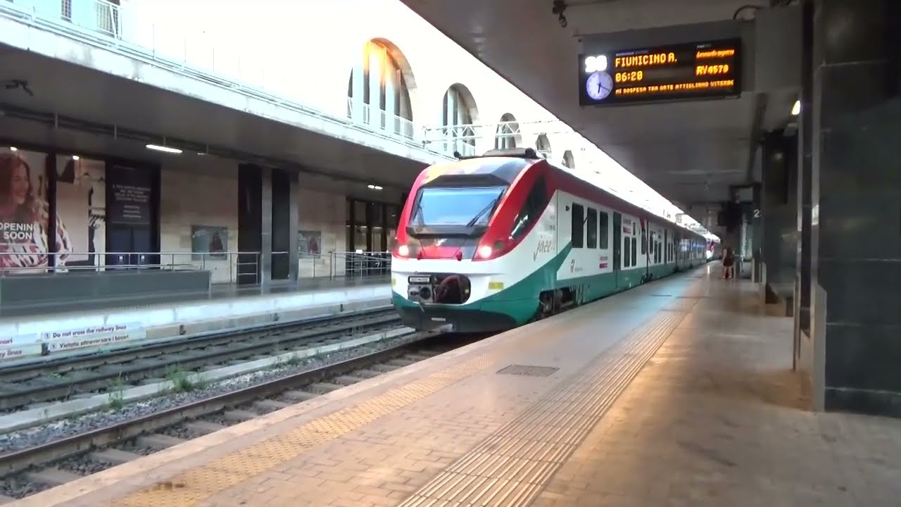 Train à Rome Termini le 1er Août 2025