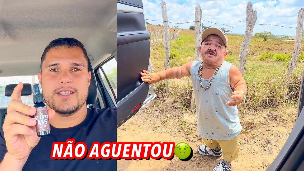 LEÔNCIO USOU SPRAY DE PEIDO NO CARRO FECHADO E PILILIU SURTOU 🤣💨| PILILIU DA RESENHA SHORTS