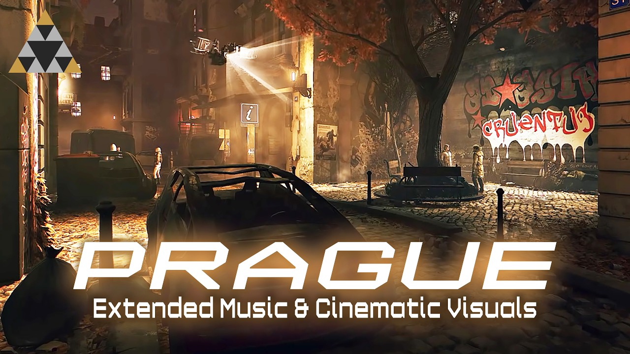 Deus Ex: Mankind Divided - Prague: Překážka District | Ambient Music (Night - Act 2)