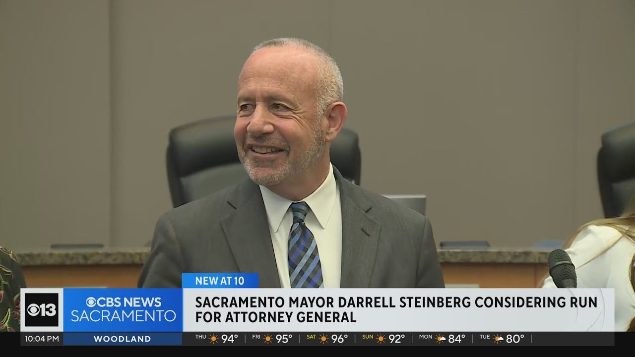 Sacramento Mayor Darrell Steinberg strongly considering run for attorney general