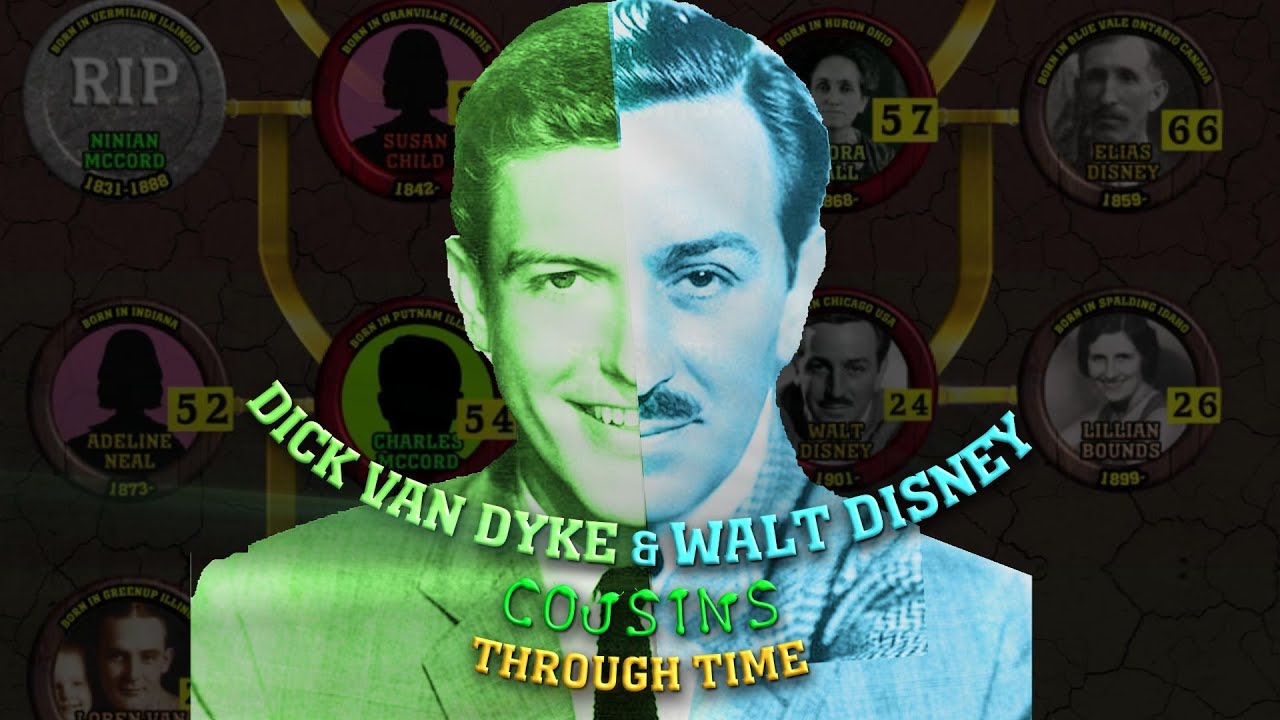 Dick Van Dyke & Walt Disney: Cousins Through Time (Family Tree Connections)