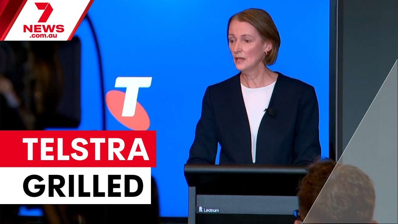 Руководство Telstra держит ответ перед Сенатом из-за сбоя в сети | 7NEWS