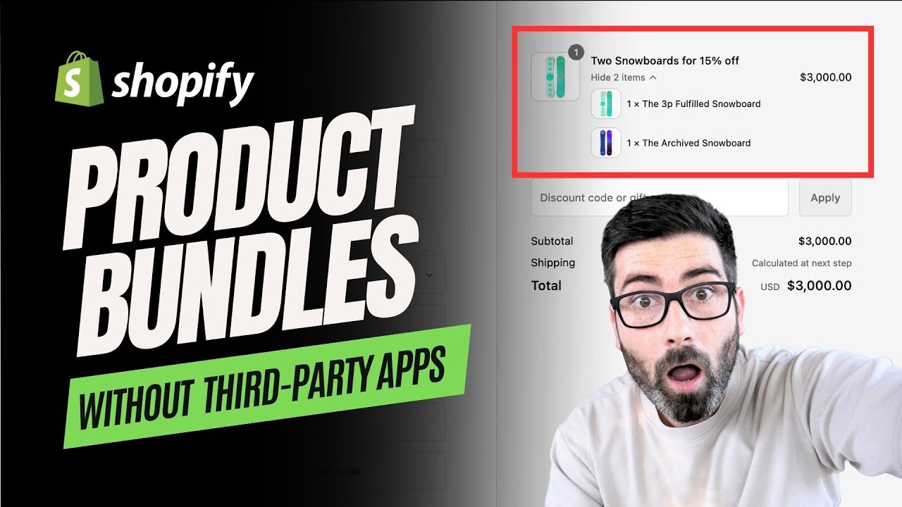 Shopify finally added bundling!!