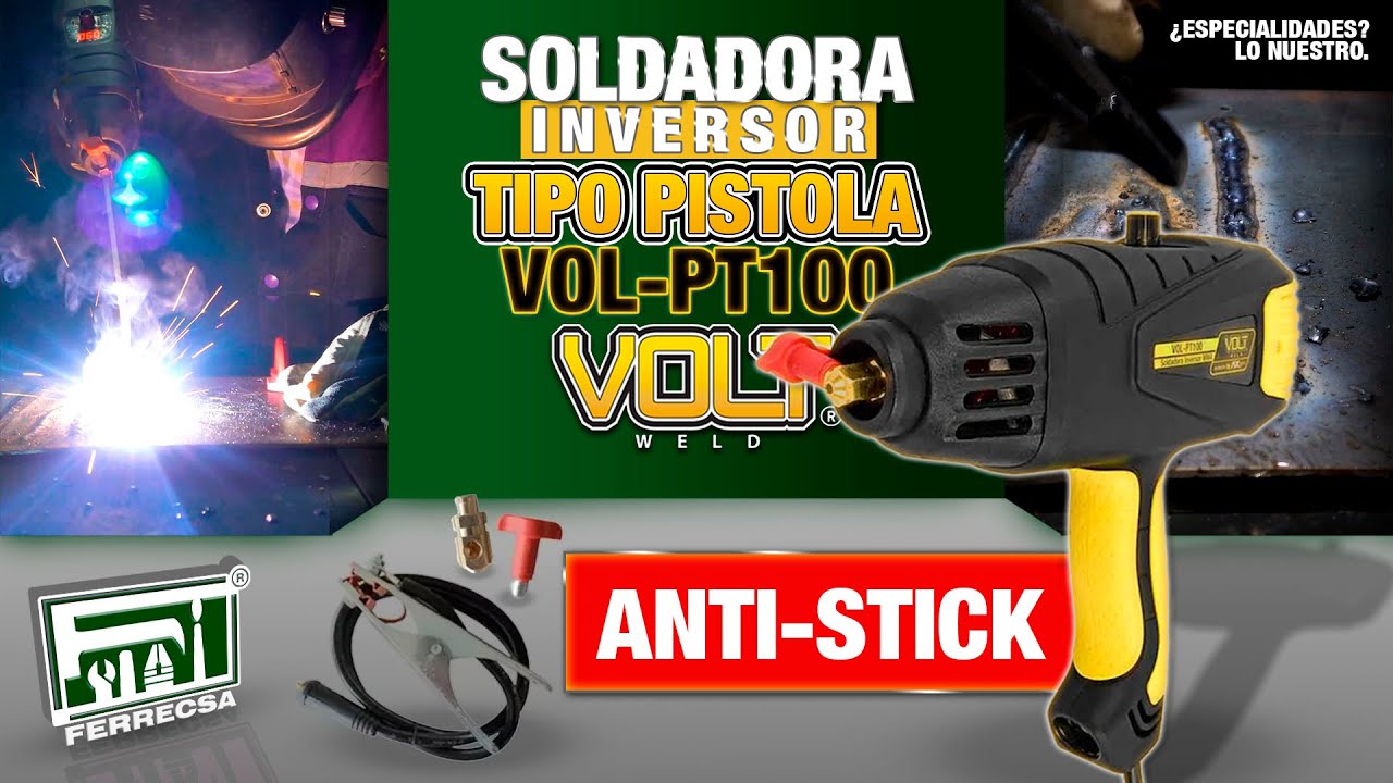 Soldadora Inversor Tipo Pistola🟨VOL-PT100🟨VOLT