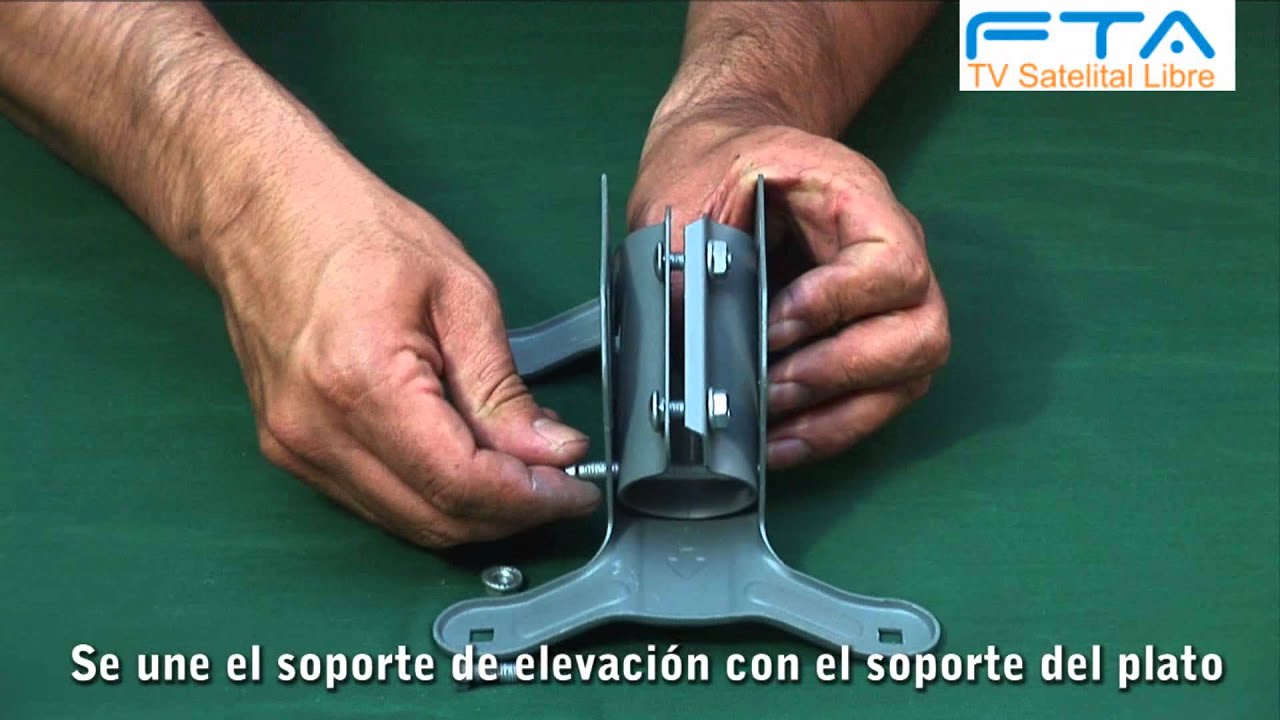 Armado y Ensamble de la Antena Parabolica FTA de 60CM