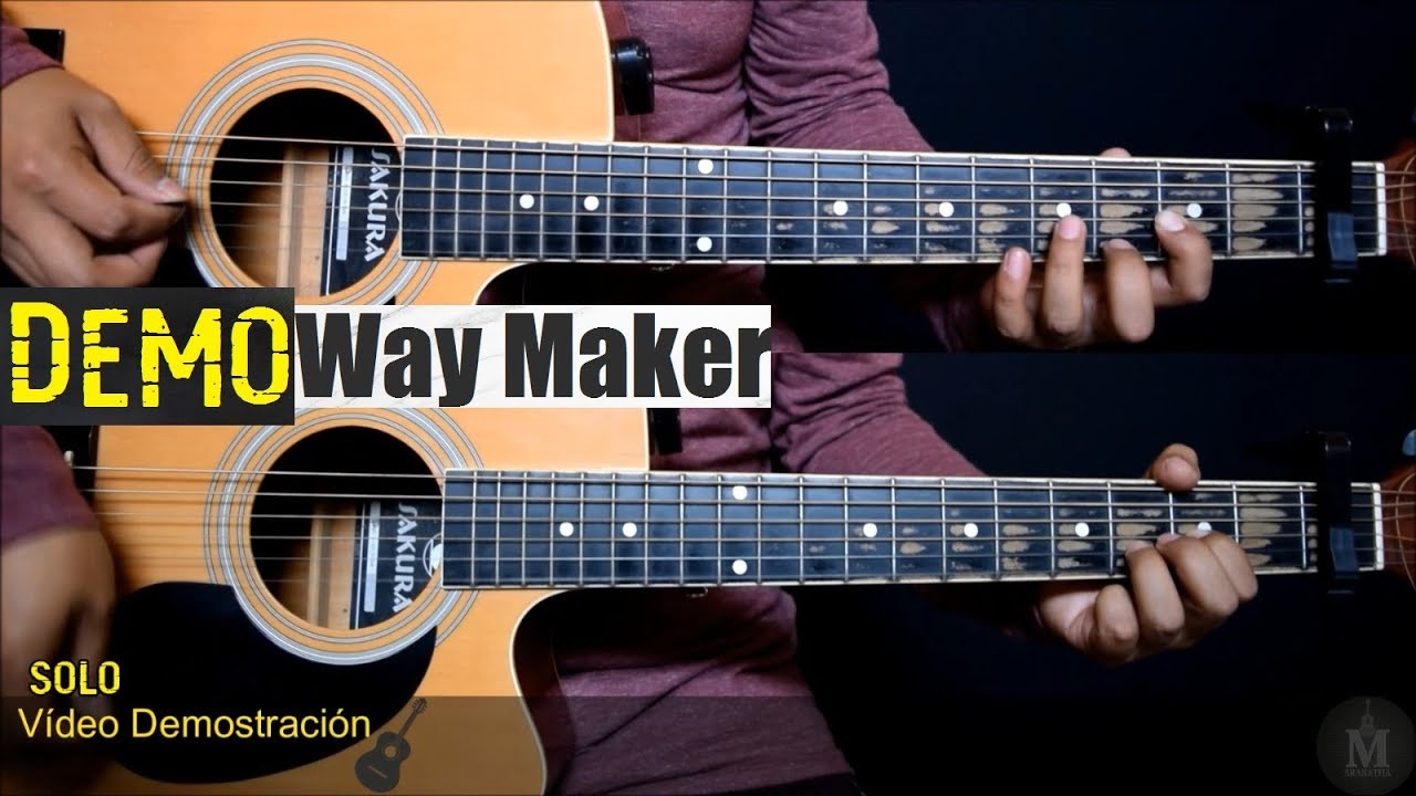 Way Maker - Aquí Estás (Abres Camino) || Vídeo demostración GUITARRA | Intro + Solo