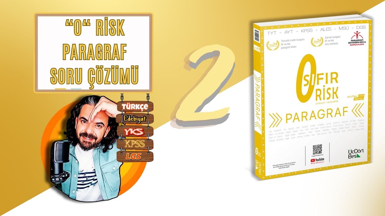 Paragraf Soru Çözümü (2) - Sıfır Risk Paragraf - TYT - KPSS - ALES -DGS