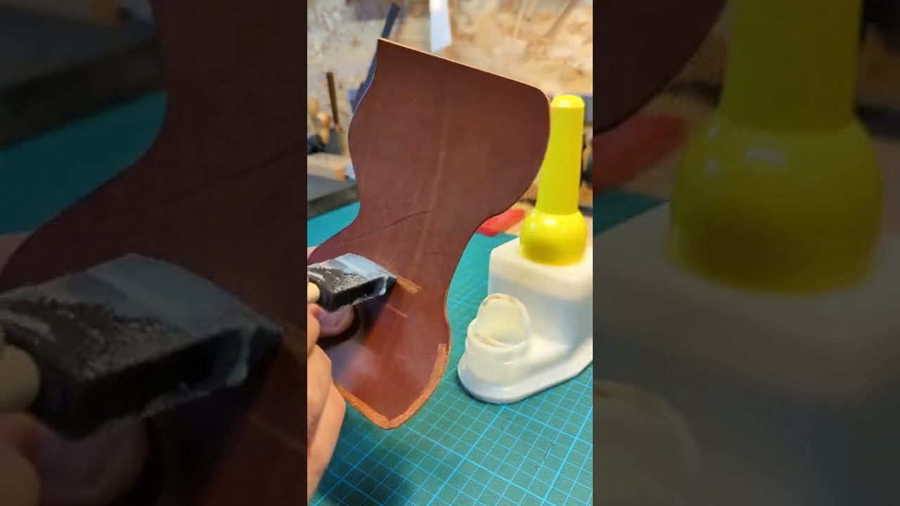 Making an edc leather organizer. The LightSlip V2. ASMR.